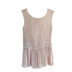 Jen's Pirate Booty Pink Cotton Candy Babydoll Top